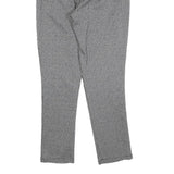 DATCH Womens Polyester Blend Slim Black White Checked Trousers W32 L28 Stylish