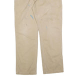CARHARTT Mens Regular Fit Beige Workwear Denim Zip W36 L32 Carpenter Jeans