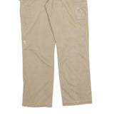 CARHARTT Mens Regular Fit Beige Workwear Denim Zip W36 L32 Carpenter Jeans