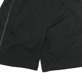 NIKE Mens Black Sports Polyester Blend Casual Shorts S W26 Athletic Gym Wear