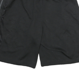 NIKE Mens Black Sports Polyester Blend Casual Shorts S W26 Athletic Gym Wear