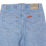MODERN BASIC Mens Shorts Blue Denim Casual M W34 Summer Lightweight