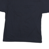 CHAMPION Mens Navy Blue Butler Soccer Graphic T-Shirt L Short Sleeve Crew Neck