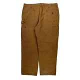 Carhartt Double Knee Carpenter Pants - 38W 31L Brown Cotton