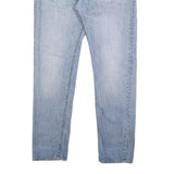 CARHARTT Mens Jeans Blue Regular Straight Denim Light W34 L32 Button Closure