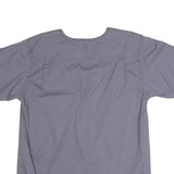 CARHARTT Mens Grey Plain T-Shirt S Short Sleeve V-Neck Workwear Pocket