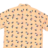 JACK & JONES Mens Peach Sushi Print Shirt M Casual Short Sleeve Button