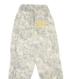 Womens Relaxed Fit Beige & Grey Digital Camouflage Cargo Trousers W30 L33 Cotton