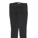 LEVI'S 711 Womens Jeans Black Slim Skinny Denim Medium W27 L30 Stylish