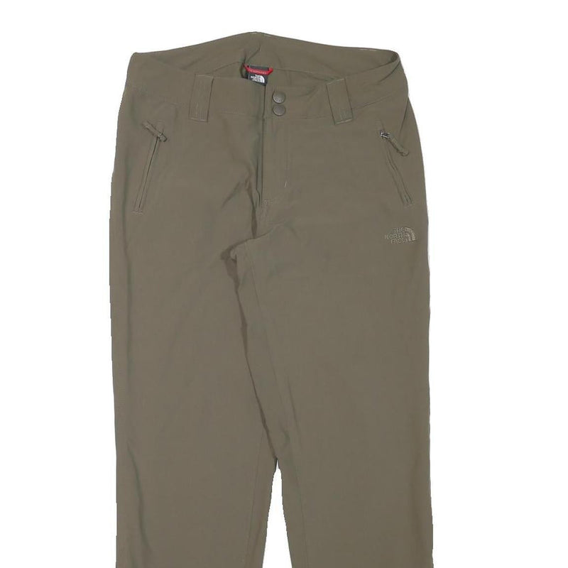 THE NORTH FACE Womens Polyester Blend Khaki Regular Fit Straight Leg Trousers