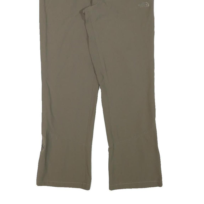 THE NORTH FACE Womens Polyester Blend Khaki Regular Fit Straight Leg Trousers
