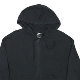 NIKE Womens Black Hoodie Full Zip M Cotton Blend Casual Sportswear