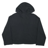 NIKE Womens Black Hoodie Full Zip M Cotton Blend Casual Sportswear