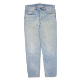 CARHARTT Mens Regular Fit Light Blue Denim Jeans W36 L30 Zip Closure Classic