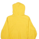 CHAMPION REVERSE WEAVE Mens Yellow Pullover Hoodie S Embroidered Logo