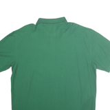 NAUTICA Mens Green Cotton Short Sleeve Plain XL Polo Shirt Classic Fit Casual