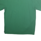 NAUTICA Mens Green Cotton Short Sleeve Plain XL Polo Shirt Classic Fit Casual