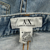 Armani Exchange Boot Cut Jeans - 30W UK 8 Light Wash Cotton
