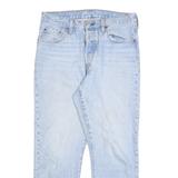 LEVI'S 501 Womens Jeans Blue Regular Straight Denim Light W28 L26 Classic Fit