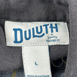 Duluth Shirt Jacket - Large Gray Cotton