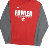NIKE Mens Red & Grey Fowler Redcats Pullover Hoodie M Cotton Casual Sportswear