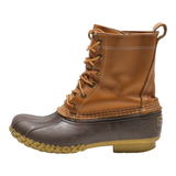 LL BEAN Lace-Up Boots Brown Synthetic Womens UK 2