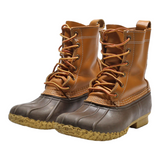 LL BEAN Lace-Up Boots Brown Synthetic Womens UK 2