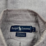 Ralph Lauren Shirt - Large Gray Cotton