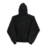 Construction Swingster Graphic Jacket - Large Black Polyester