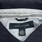 Tommy Hilfiger Argyle Polo Shirt - Large Navy Cotton