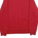 PUMA Mens Red Cotton Blend Crew Neck Sweatshirt M Logo Graphic Comfort