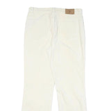RALPH LAUREN POLO JEANS COMPANY Womens Cotton Blend White Regular Straight