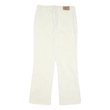 RALPH LAUREN POLO JEANS COMPANY Womens Cotton Blend White Regular Straight