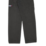 TOMMY JEANS Womens Regular Fit Black Denim Cotton Blend W30 L32 Classic Zip