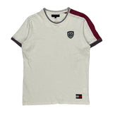 Tommy Hilfiger Contrast Stitch T-Shirt - 2XL White Cotton