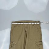Wrangler Cargo Trousers - 36W 30L Khaki Cotton