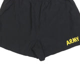 Mens Black Casual Shorts Army XL W36 Polyester Blend Comfortable Fit