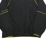 GENUINE STUFF COLLEGIATE Mens Black & Yellow V-Neck XL College Hawk Sweatshirt