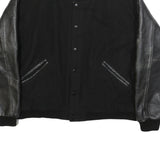 GAME Mens Black Wool Button Jacket 2XL Classic F.U.T.U.R.E Foundation