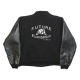 GAME Mens Black Wool Button Jacket 2XL Classic F.U.T.U.R.E Foundation