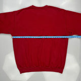 Timberland Spellout Sweatshirt - Large Red Cotton