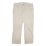 CARHARTT Mens Cotton Blend Beige Relaxed Straight Trousers W40 L30 Workwear