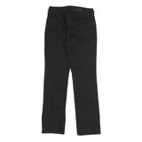 LEVI'S Womens Black Slim Straight Denim Dark Jeans W26 L27 Stylish Cotton Blend