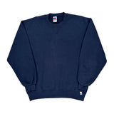 Made In USA Russell Athletic Sweatshirt - Large Navy Cotton
