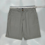 Tommy Hilfiger Chino Shorts - 34W 9L Gray Cotton