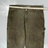 Carhartt Carpenter Trousers - 34W 30L Brown Cotton