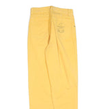 TRUSSARDI Womens Jeans Yellow Regular Straight Denim W26 L32 Stylish Comfort