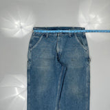 Carhartt Carpenter Jeans - 34W 31L Blue Denim