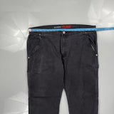 Dickies Carpenter Trousers - 38W 29L Grey Cotton Blend