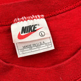 Made In USA Nike Vest - Large Red Cotton